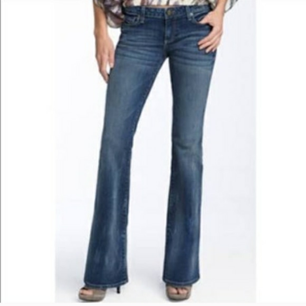 PAIGE Laurel Canyon Low Rise Boot Cut Jeans 27